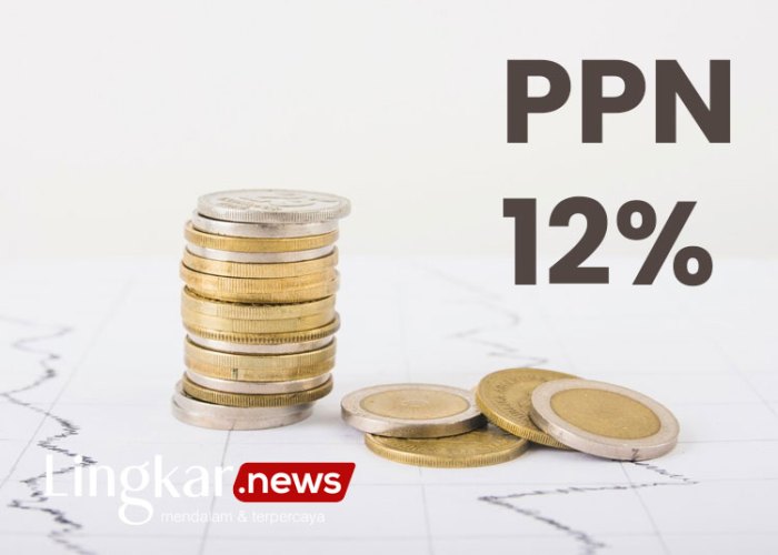 PPN 12 Persen Jadi Diterapkan Januari 2025